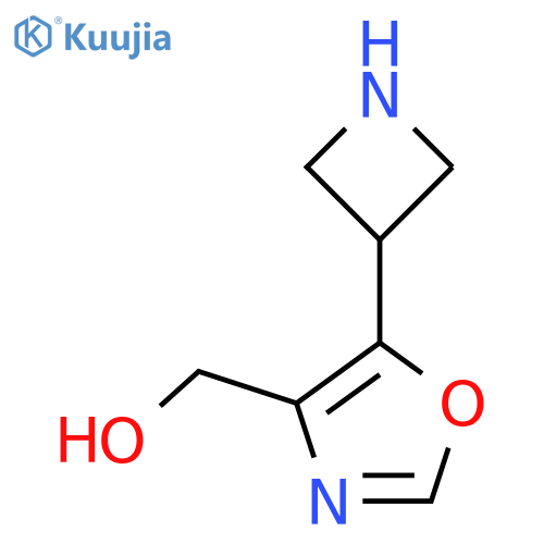 5-(azetidin-3-yl)-1,3-oxazol-4-ylmethanol structure