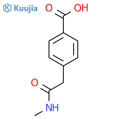 4-[2-(Methylamino)-2-oxoethyl]benzoic acid structure