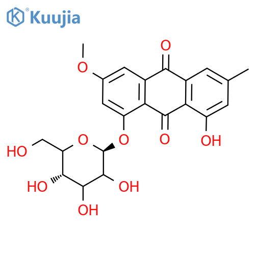 Physcion 8-O-β-D-glucopyranoside structure