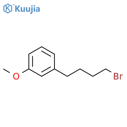 Benzene, 1-(4-bromobutyl)-3-methoxy- structure