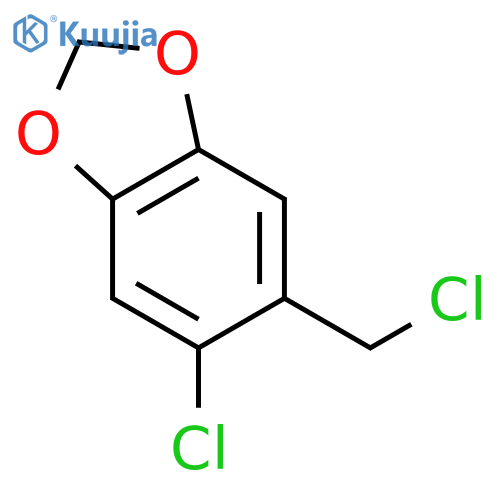 6-Chloropiperonyl chloride structure