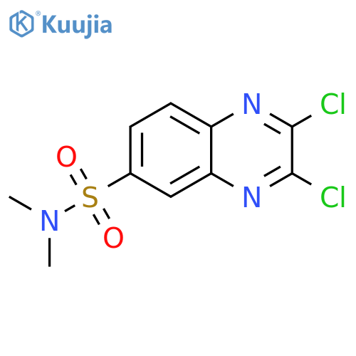 2,3-dichloro-N,N-dimethylquinoxaline-6-sulfonamide structure