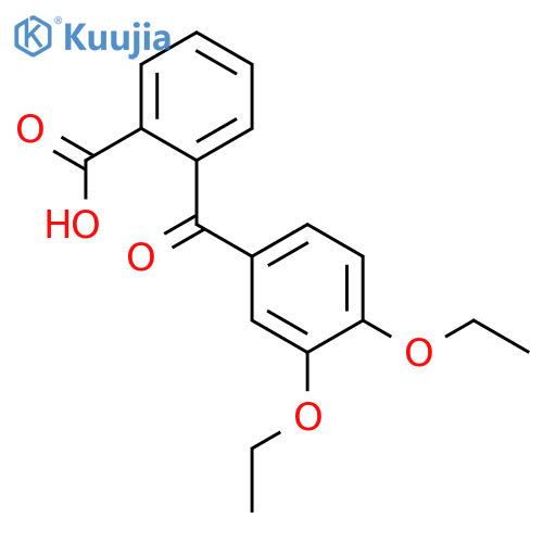 2-(3,4-DIETHOXY-BENZOYL)-BENZOIC ACID structure