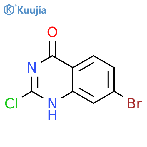 7-Bromo-2-chloroquinazolin-4-ol structure