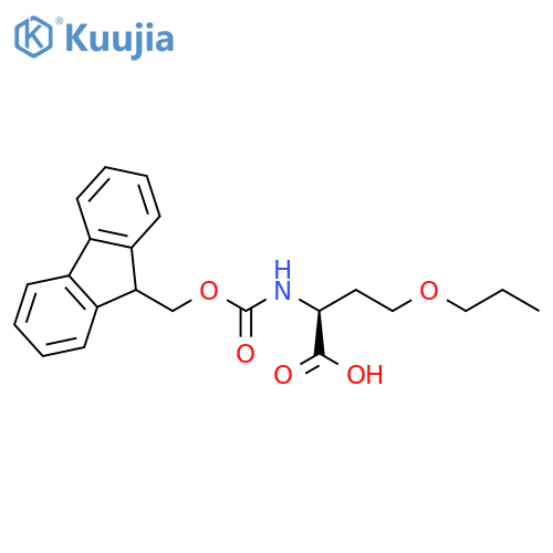 N-Fmoc-Homoser(O-propyl)-OH structure