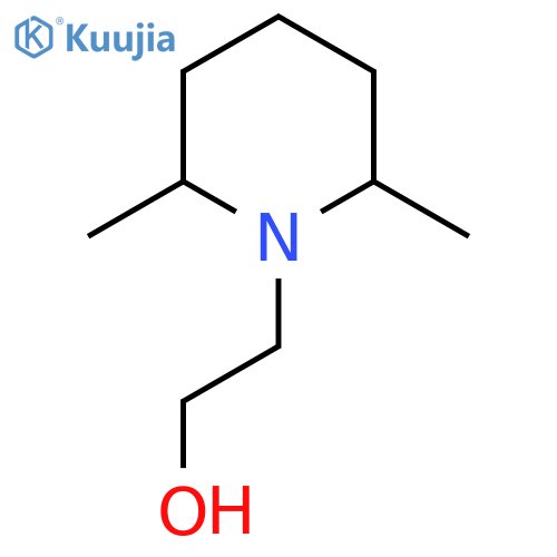 2-(2,6-Dimethylpiperidin-1-yl)ethanol structure