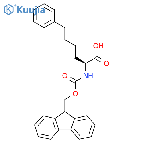 (S)-2-(Fmoc-amino)-6-phenylhexanoic acid structure