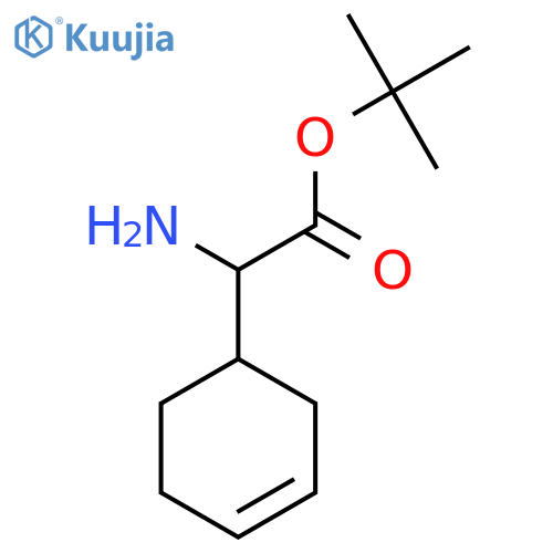 Tert-butyl 2-amino-2-(cyclohex-3-en-1-yl)acetate structure