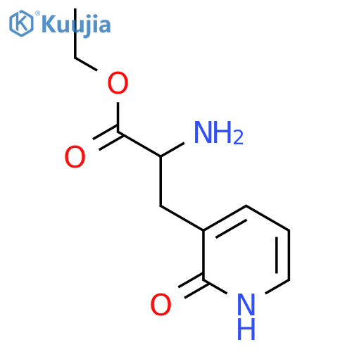 Ethyl 2-amino-3-(2-hydroxypyridin-3-yl)propanoate structure