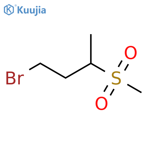 1-bromo-3-methanesulfonylbutane structure