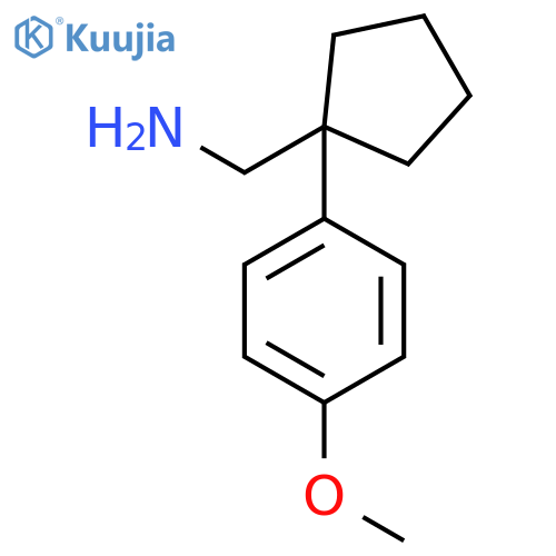 1-(4-Methoxyphenyl)-cyclopentanemethanamine structure