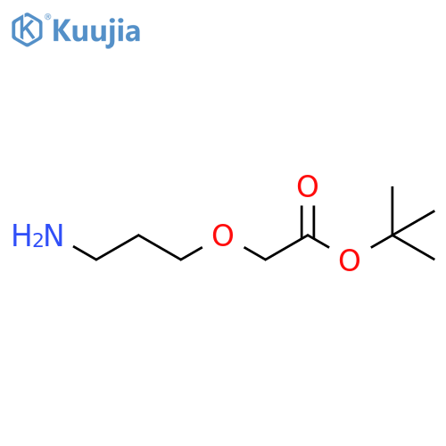 tert-butyl 2-(3-aminopropoxy)acetate structure