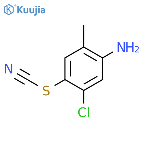 5-Chloro-2-methyl-4-thiocyanatoaniline structure
