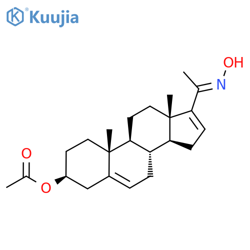 [(3S,8R,9S,10R,13S,14S)-17-[(E)-N-hydroxy-C-methylcarbonimidoyl]-10,13-dimethyl-2,3,4,7,8,9,11,12,14,15-decahydro-1H-cyclopenta[a]phenanthren-3-yl] acetate structure