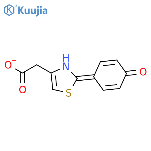 2-2-(4-Hydroxyphenyl)-1,3-thiazol-4-ylacetic Acid structure