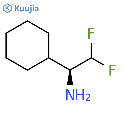(αS)-α-(Difluoromethyl)cyclohexanemethanamine structure