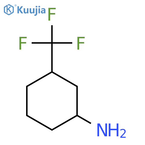 cis-3-(trifluoromethyl)cyclohexanamine structure