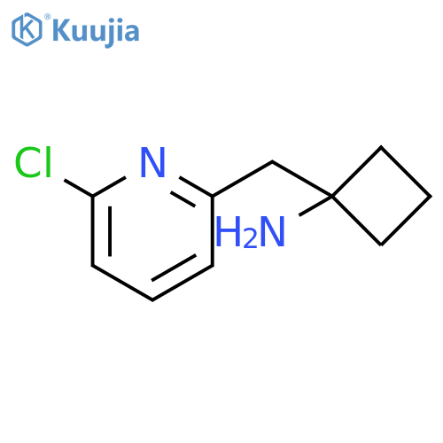 1-(6-Chloro-2-pyridinyl)methyl-cyclobutanamine structure