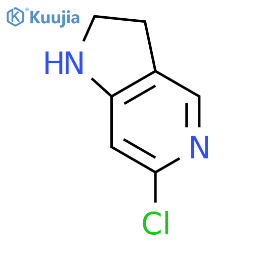 6-chloro-1H,2H,3H-pyrrolo[3,2-c]pyridine structure