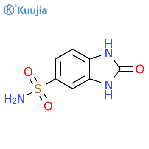 2-oxo-2,3-dihydro-1H-1,3-benzodiazole-5-sulfonamide structure