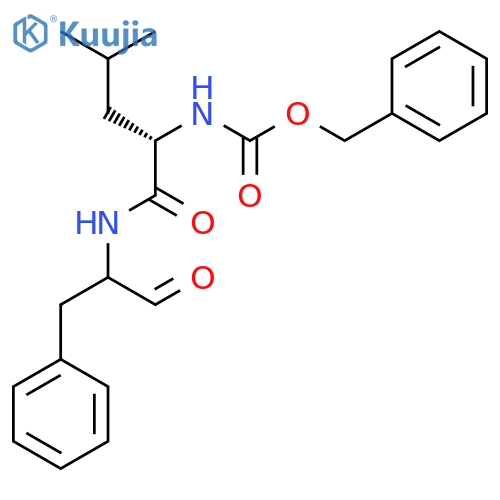 benzyl N-(1S)-3-methyl-1-(1-oxo-3-phenylpropan-2-yl)carbamoylbutylcarbamate structure