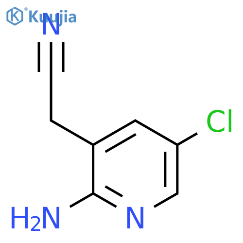 3-Pyridineacetonitrile, 2-amino-5-chloro- structure