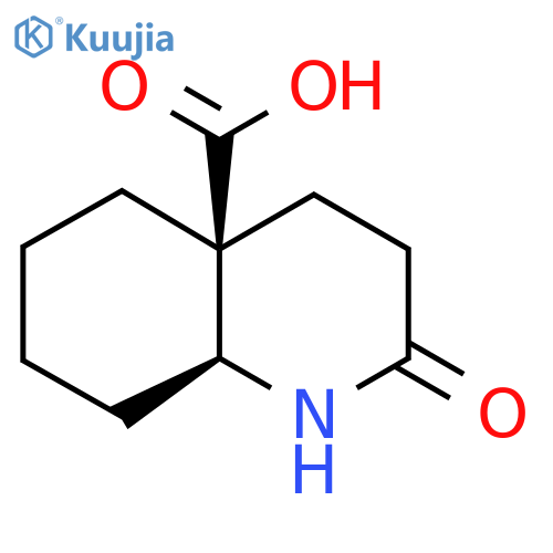 (4As,8aS)-2-oxo-1,3,4,5,6,7,8,8a-octahydroquinoline-4a-carboxylic acid structure