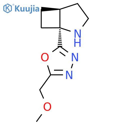 2-[(1S,5S)-2-Azabicyclo[3.2.0]heptan-1-yl]-5-(methoxymethyl)-1,3,4-oxadiazole structure