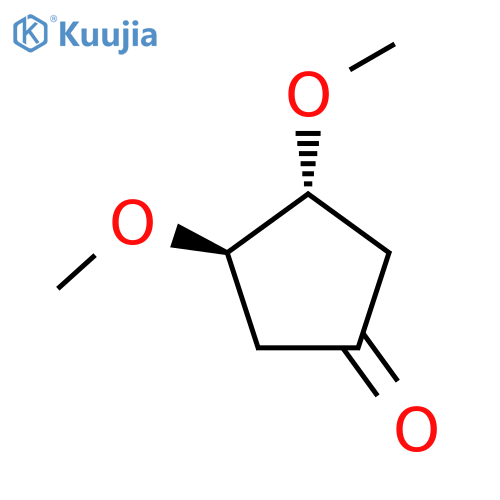 (3R,4R)-3,4-Dimethoxycyclopentan-1-one structure
