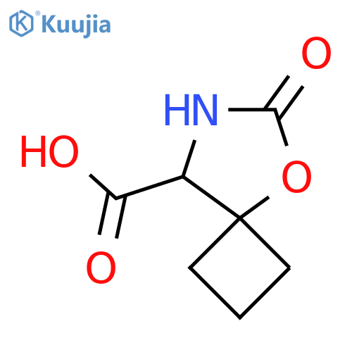 6-Oxo-5-oxa-7-azaspiro[3.4]octane-8-carboxylic acid structure
