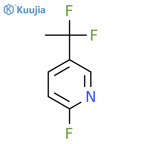5-(1,1-Difluoroethyl)-2-fluoropyridine structure