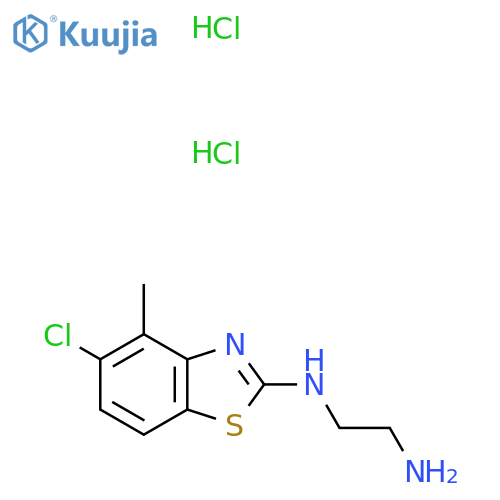 N'-(5-Chloro-4-methyl-1,3-benzothiazol-2-yl)ethane-1,2-diamine;dihydrochloride structure