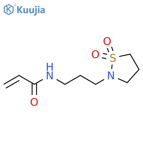 N-3-(1,1-dioxo-1lambda6,2-thiazolidin-2-yl)propylprop-2-enamide structure