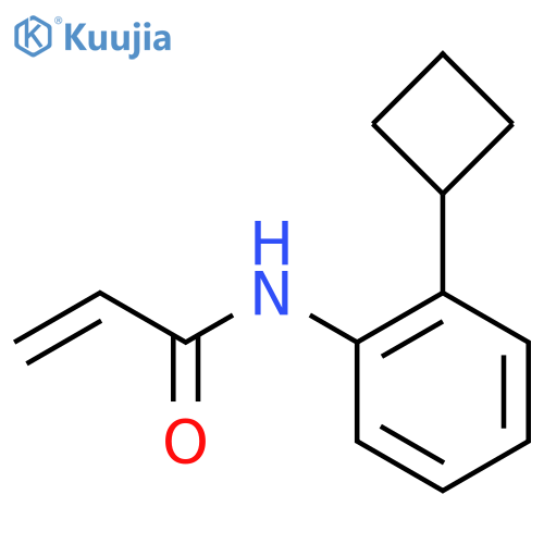 N-(2-Cyclobutylphenyl)prop-2-enamide structure