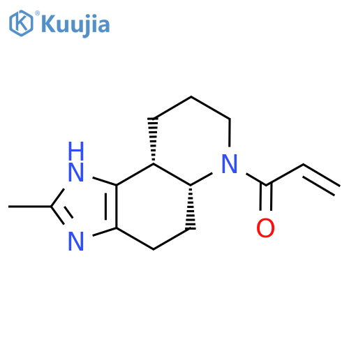 rac-1-(5aR,9aR)-2-methyl-1H,4H,5H,5aH,6H,7H,8H,9H,9aH-imidazo4,5-fquinolin-6-ylprop-2-en-1-one structure