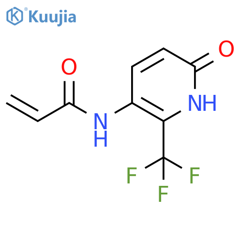 N-6-hydroxy-2-(trifluoromethyl)pyridin-3-ylprop-2-enamide structure