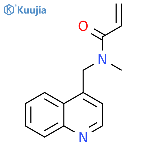N-Methyl-N-(4-quinolinylmethyl)-2-propenamide structure