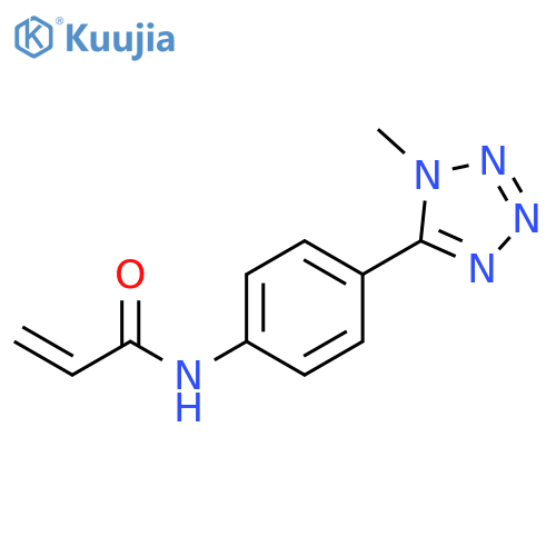 N-[4-(1-Methyl-1H-tetrazol-5-yl)phenyl]-2-propenamide structure