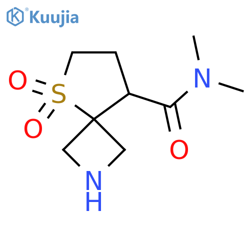 N,N-dimethyl-5,5-dioxo-5lambda6-thia-2-azaspiro[3.4]octane-8-carboxamide structure