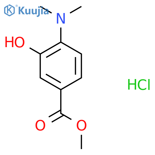Methyl 4-(dimethylamino)-3-hydroxybenzoate;hydrochloride structure