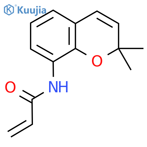 N-(2,2-Dimethylchromen-8-yl)prop-2-enamide structure