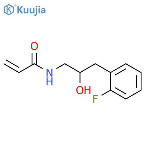 N-[3-(2-Fluorophenyl)-2-hydroxypropyl]-2-propenamide structure