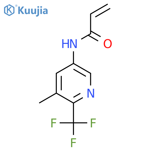 N-5-methyl-6-(trifluoromethyl)pyridin-3-ylprop-2-enamide structure