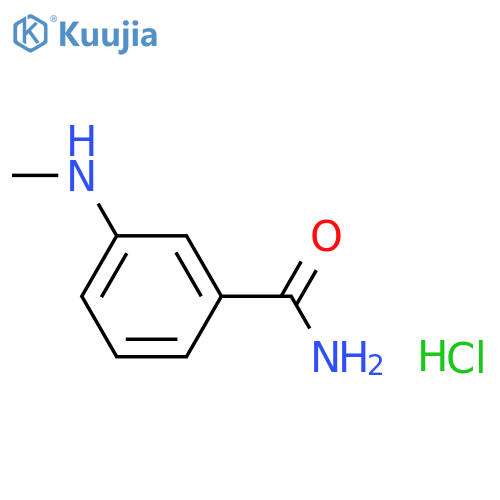 3-(methylamino)benzamide hydrochloride structure