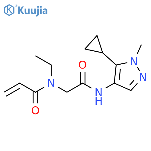 N-[2-[(5-Cyclopropyl-1-methyl-1H-pyrazol-4-yl)amino]-2-oxoethyl]-N-ethyl-2-propenamide structure