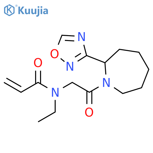 N-Ethyl-N-[2-[hexahydro-2-(1,2,4-oxadiazol-3-yl)-1H-azepin-1-yl]-2-oxoethyl]-2-propenamide structure