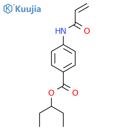 pentan-3-yl 4-(prop-2-enamido)benzoate structure