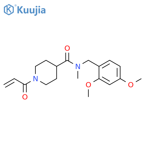 N-[(2,4-Dimethoxyphenyl)methyl]-N-methyl-1-(1-oxo-2-propen-1-yl)-4-piperidinecarboxamide structure