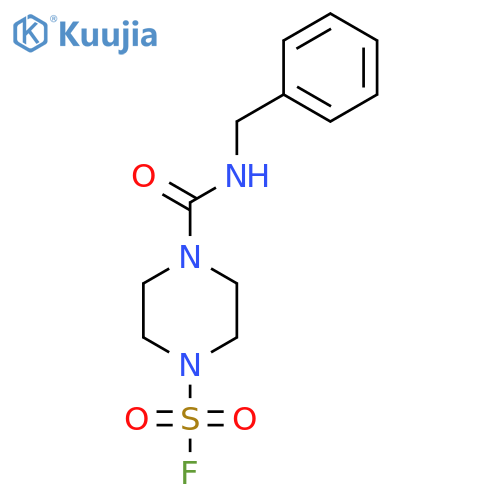 4-(Benzylcarbamoyl)piperazine-1-sulfonyl fluoride structure