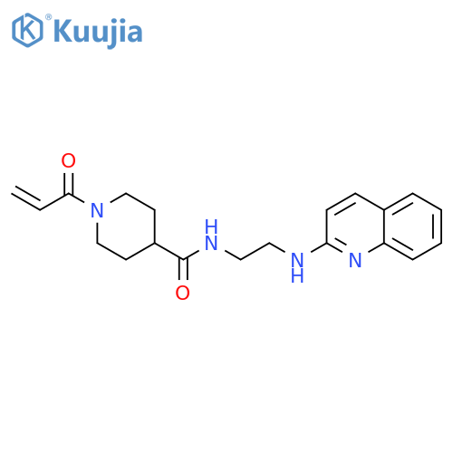 1-(1-Oxo-2-propen-1-yl)-N-[2-(2-quinolinylamino)ethyl]-4-piperidinecarboxamide structure